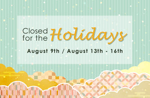 Holidays Closing Notice
