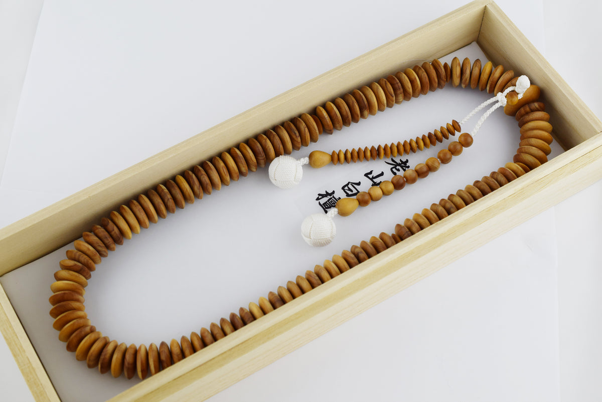 White Bodhi Seed & Red Agate Prayer beads – 京都あさひ屋－Kyoto