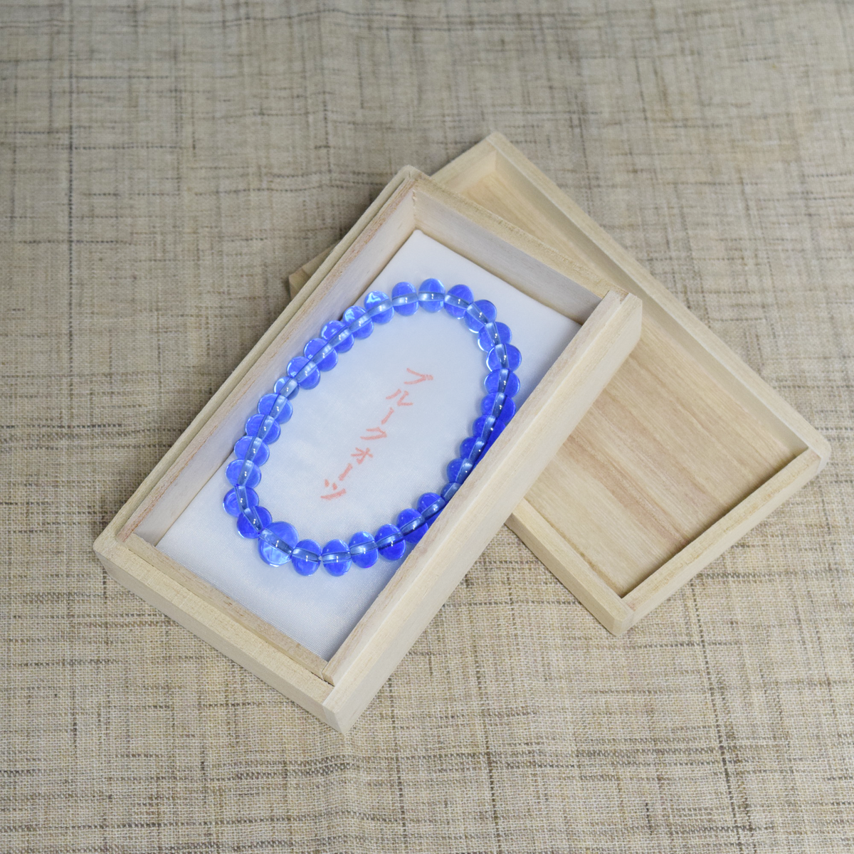 Blue Quartz Oval beads Bracelet – 京都あさひ屋－Kyoto Asahiya