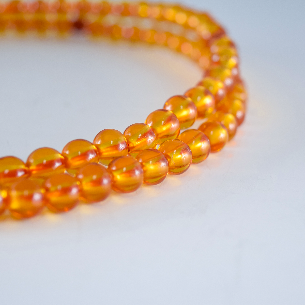 珍品、旧蔵、琥珀朝珠一本 身延山 紫雲堂】 ブレスレット 本琥珀 アンバー 10㍉丸玉 最高級磨き