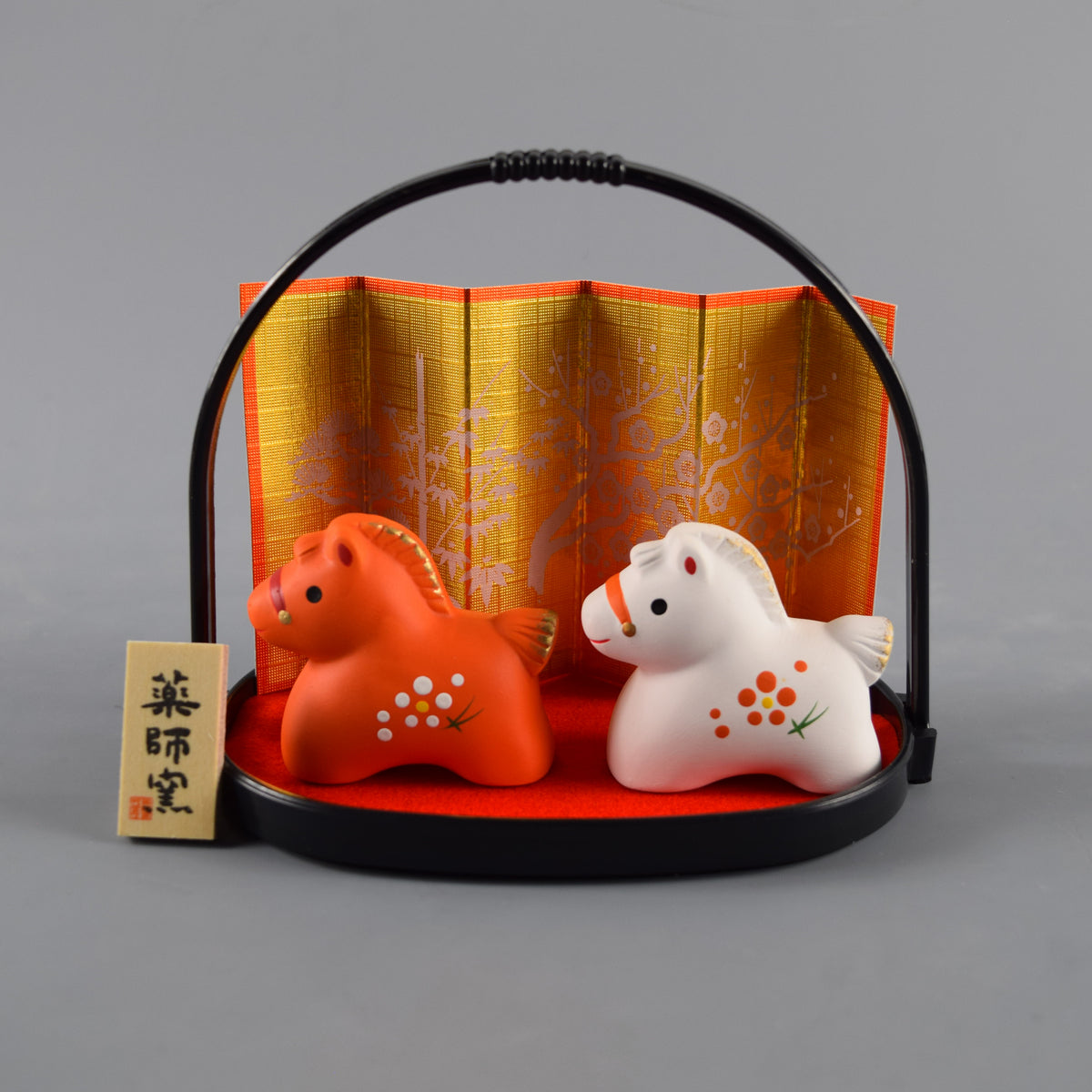 2026年 招福 馬年 干支午 新年 薬師窯 置物 – 京都あさひ屋－Kyoto Asahiya