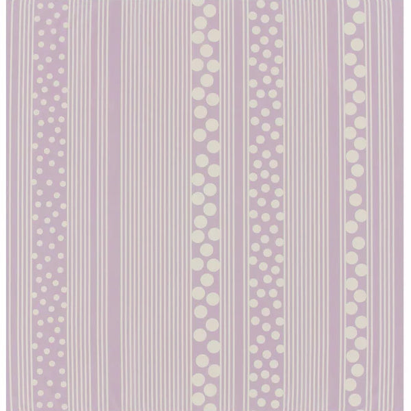 100cm Polyester Water-repellent Furoshiki - Polka dots Stripe Purple