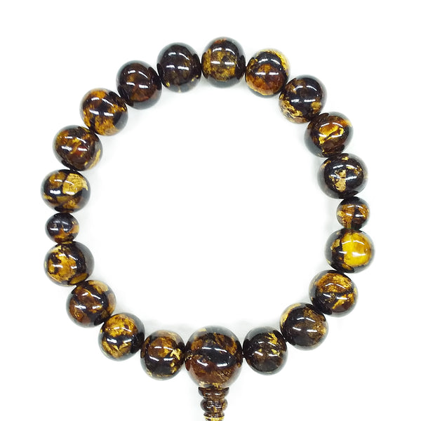 18mm China Fushun Amber Juzu Prayer beads