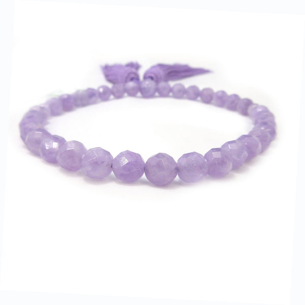 Cut Purple Amethyst Juzu Prayer beads - 京都あさひ屋－Kyoto Asahiya