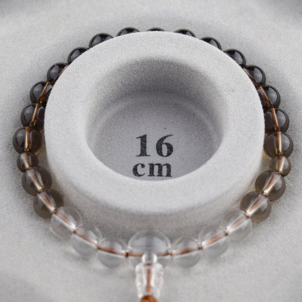 6mm Smoky Quartz Gradation Bracelet