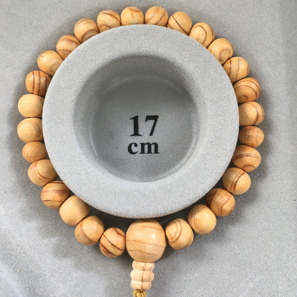 7mm Hinoki Cypress Wood Bracelet