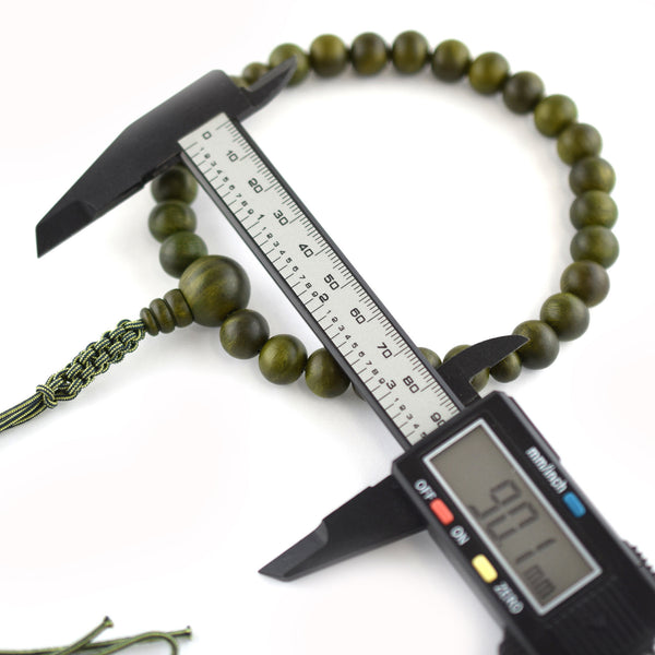 Green Lignum Vitae Wood Juzu Prayer beads