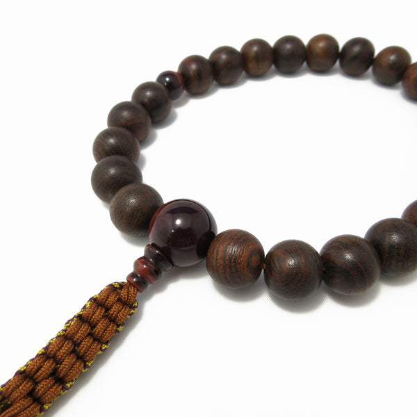 Kotan Tiger Rosewood & Red Tiger Eye Juzu Prayer beads