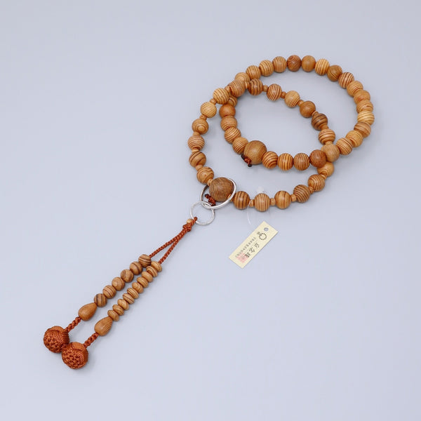 Jōdo Yakusugi Cedar Wood Juzu Prayer beads
