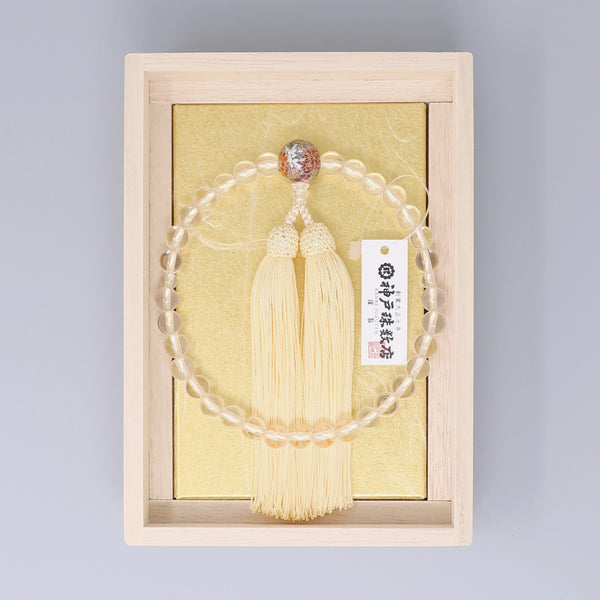 Kyoto Cu Nyo Ceramic & Crystal Juzu Prayer beads 3 Types