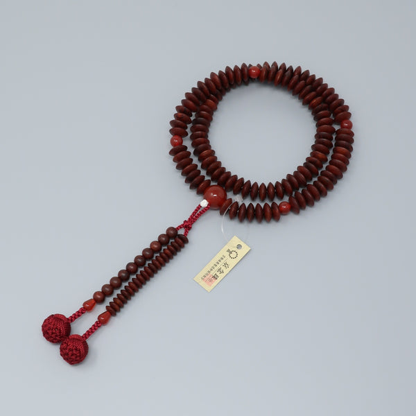 Tendai 24cm Rosewood Agate Juzu Prayer beads