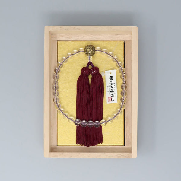 Kyoto Cu Nyo Ceramic & Crystal Juzu Prayer beads 3 Types
