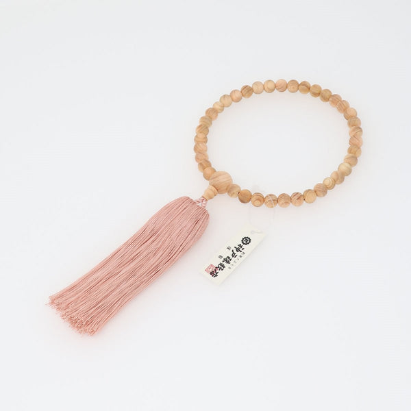 Hinoki Cypress Wood Juzu Prayer beads 4 Colors