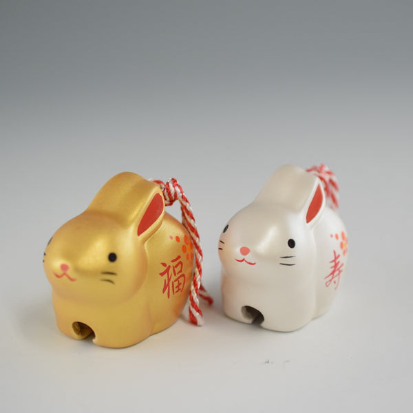 Japanese Traditional Easter Bunny Rabbit Ceramic Ornament