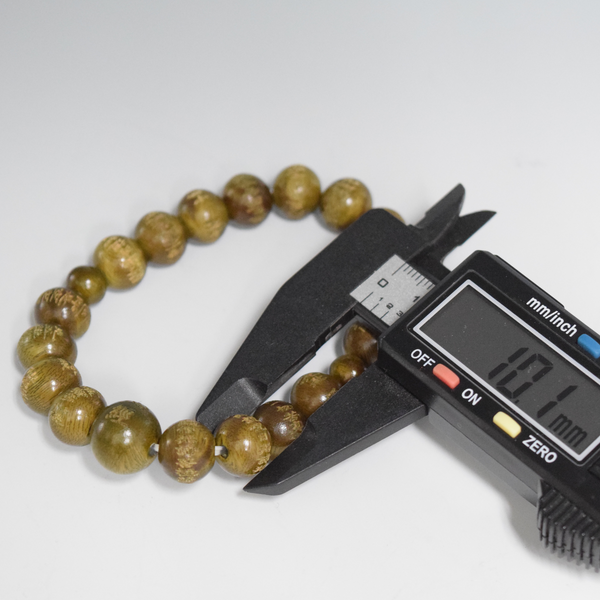 8mm / 10mm Lignum vitae wood Heart Sutra Beads Bracelet