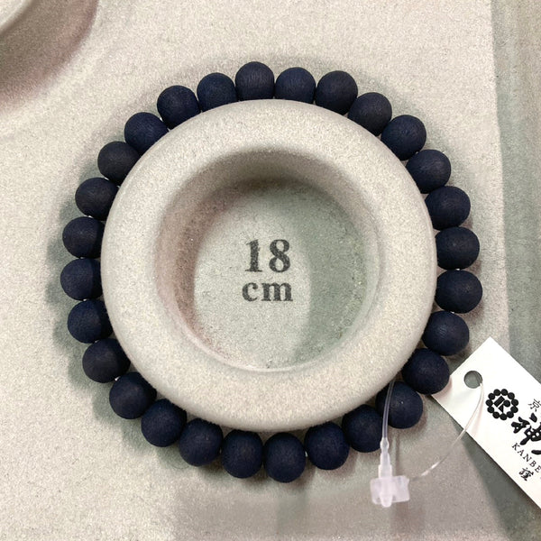 8mm 藍染山桜 ブレスレット