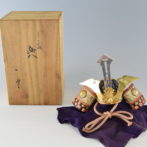 Japanese traditional kabuto ornaments dolls ornaments Kusunokimasashige【only 1 available】