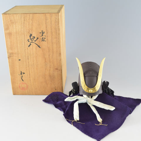 Japanese traditional kabuto ornaments dolls ornaments Suzukishigeie【only 1 available】