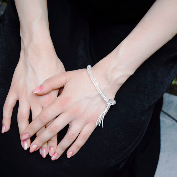 6mm 108 beads Gemstone  Wood Bracelet 10 Types