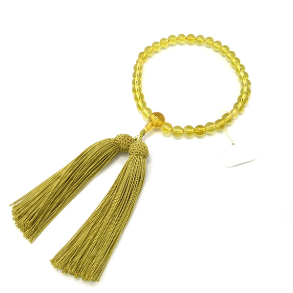 Yellow Topaz Juzu Prayer beads - 京都あさひ屋－Kyoto Asahiya