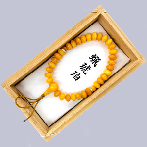 [One of a kind] 5×8mm Honey Amber Beads Bracelet