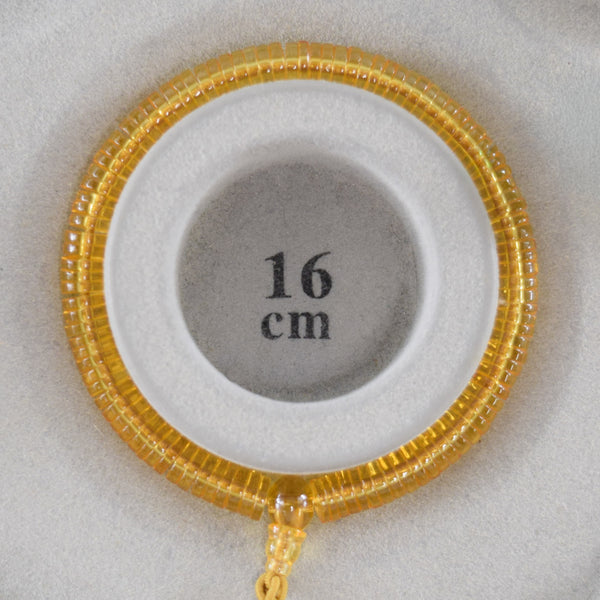 6mm 108玉 黄水晶 腕輪