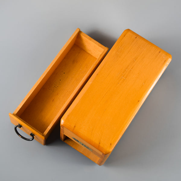 Japanese  Kiso Hinoki (Cypress) Wood Traditional Katsuobushi Kezuri Dried Bonito Shaver Wooden Cutting Box