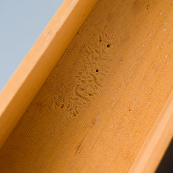 Japanese  Kiso Hinoki (Cypress) Wood Traditional Katsuobushi Kezuri Dried Bonito Shaver Wooden Cutting Box