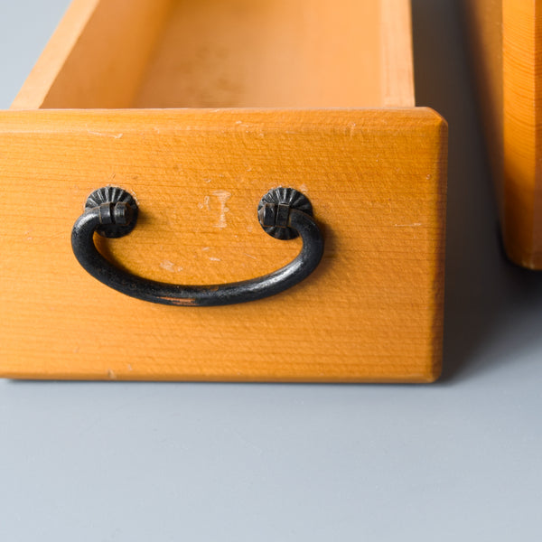 Japanese  Kiso Hinoki (Cypress) Wood Traditional Katsuobushi Kezuri Dried Bonito Shaver Wooden Cutting Box