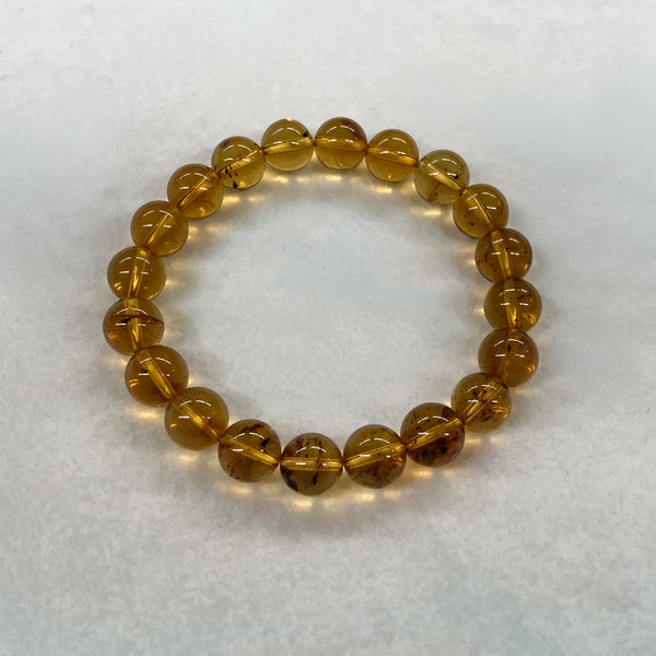 [One of a kind] 10mm Blue Amber Bracelet Juzu