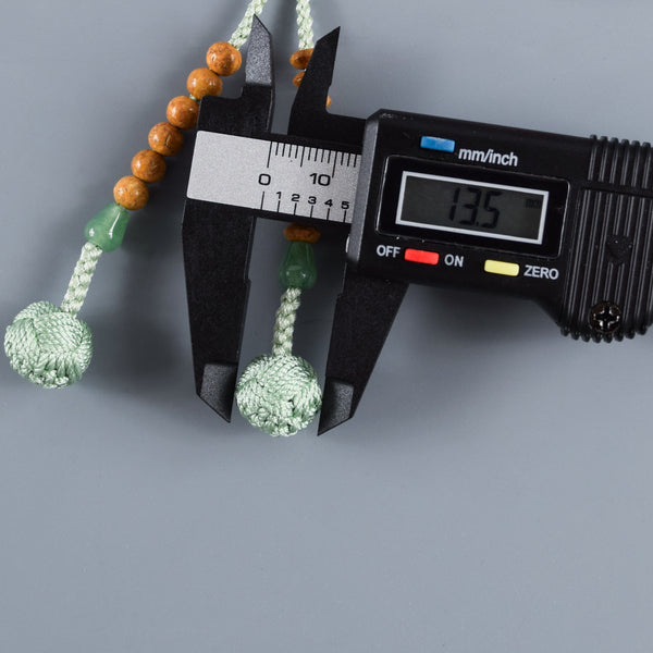 Jōdo 24cm Indian Bodhi Seed Wood & Aventurine Juzu Prayer beads