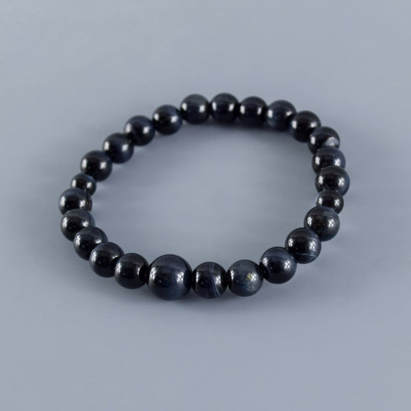 8mm Blue/Red/Brown/White Tiger Eye Bracelet 4 Colors