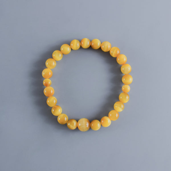 8mm Blue/Red/Brown/White Tiger Eye Bracelet 4 Colors