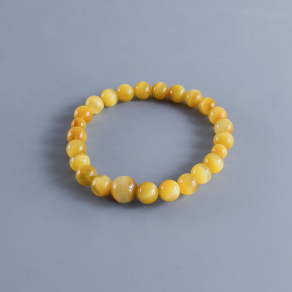 8mm Blue/Red/Brown/White Tiger Eye Bracelet 4 Colors