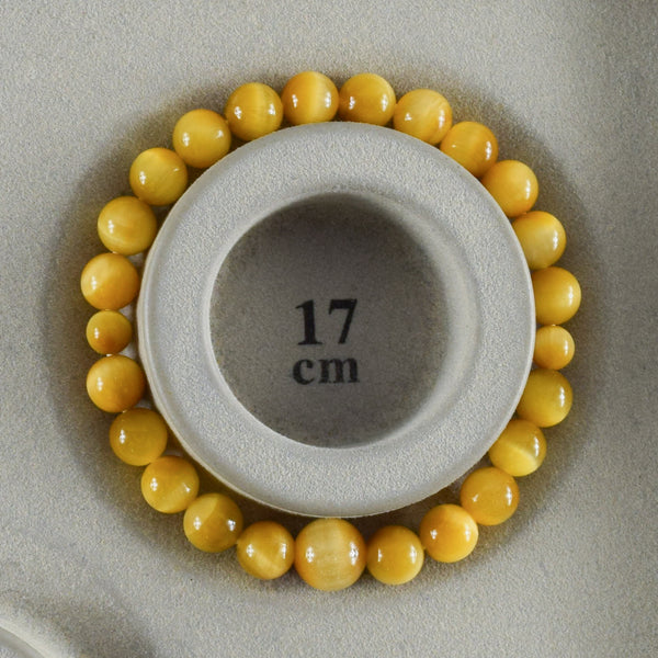 8mm Blue/Red/Brown/White Tiger Eye Bracelet 4 Colors