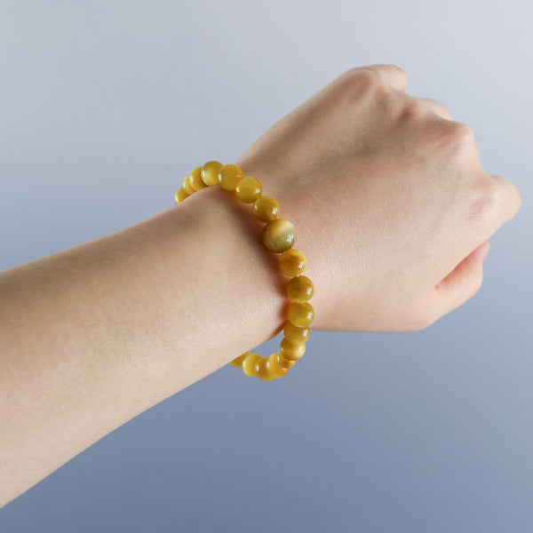 8mm Blue/Red/Brown/White Tiger Eye Bracelet 4 Colors