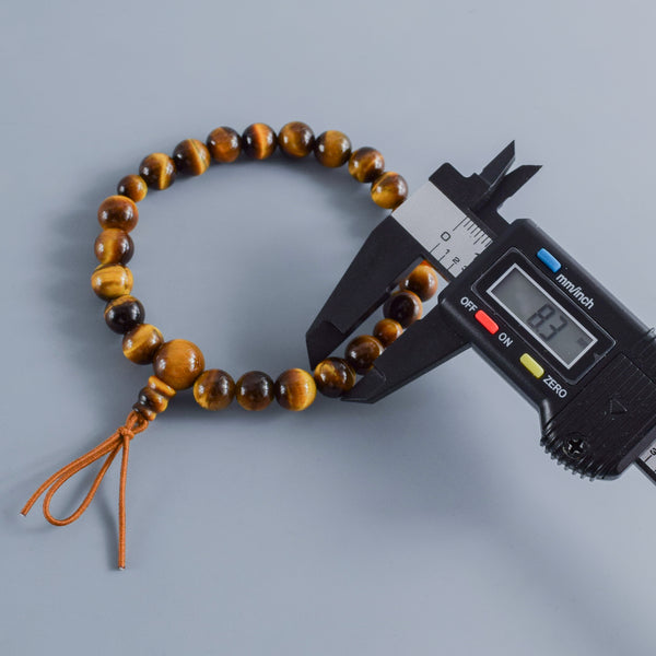 8毫米 蓝虎眼石 红虎眼石 茶虎眼石 白虎眼石 有佛头款 手链 京都 天然石 手串
