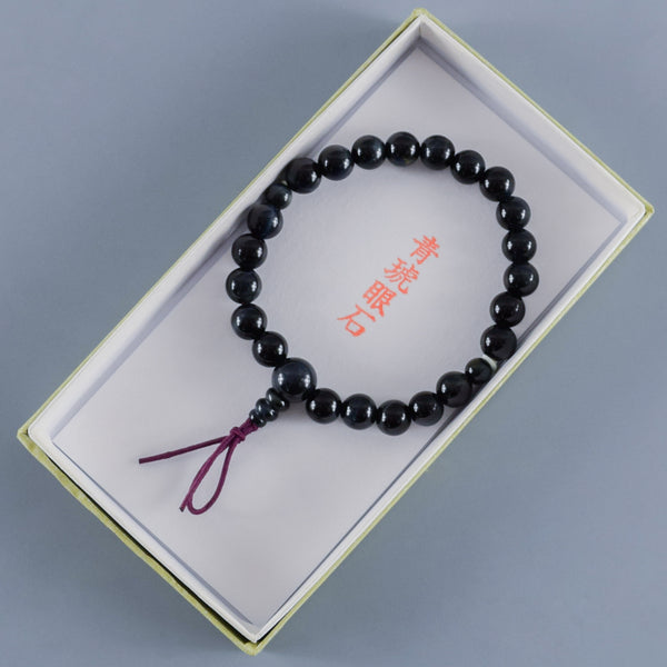 8毫米 蓝虎眼石 红虎眼石 茶虎眼石 白虎眼石 有佛头款 手链 京都 天然石 手串