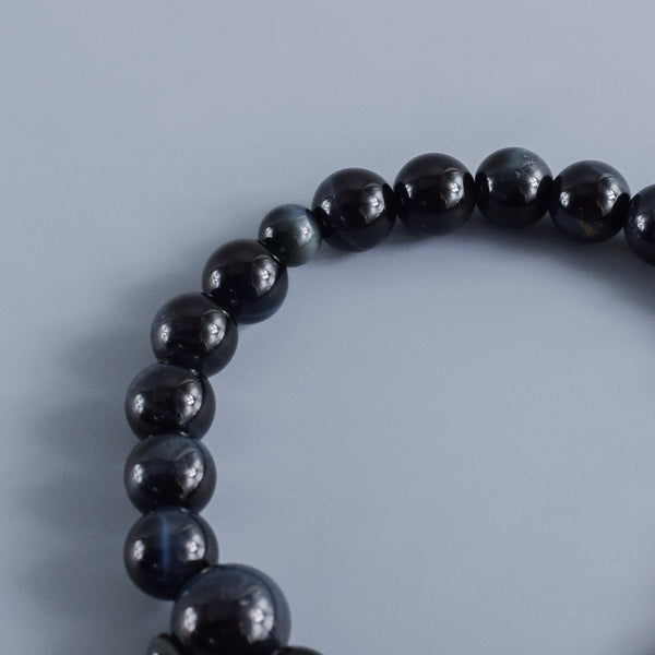 8毫米 蓝虎眼石 红虎眼石 茶虎眼石 白虎眼石 有佛头款 手链 京都 天然石 手串