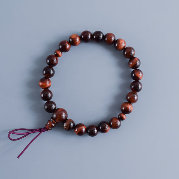 8毫米 蓝虎眼石 红虎眼石 茶虎眼石 白虎眼石 有佛头款 手链 京都 天然石 手串