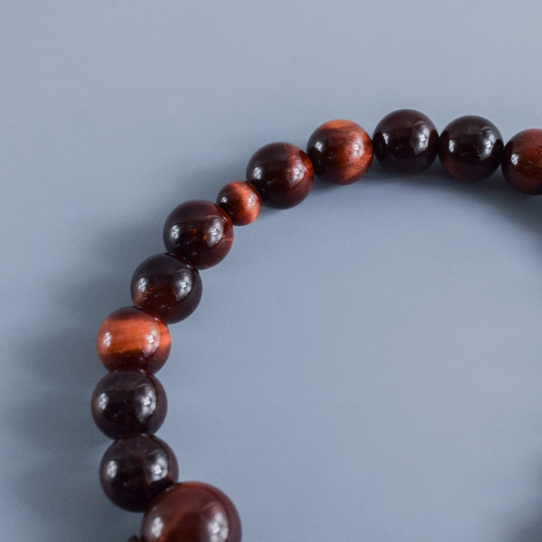8毫米 蓝虎眼石 红虎眼石 茶虎眼石 白虎眼石 有佛头款 手链 京都 天然石 手串
