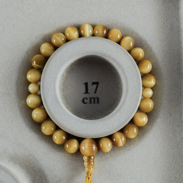 8毫米 蓝虎眼石 红虎眼石 茶虎眼石 白虎眼石 有佛头款 手链 京都 天然石 手串