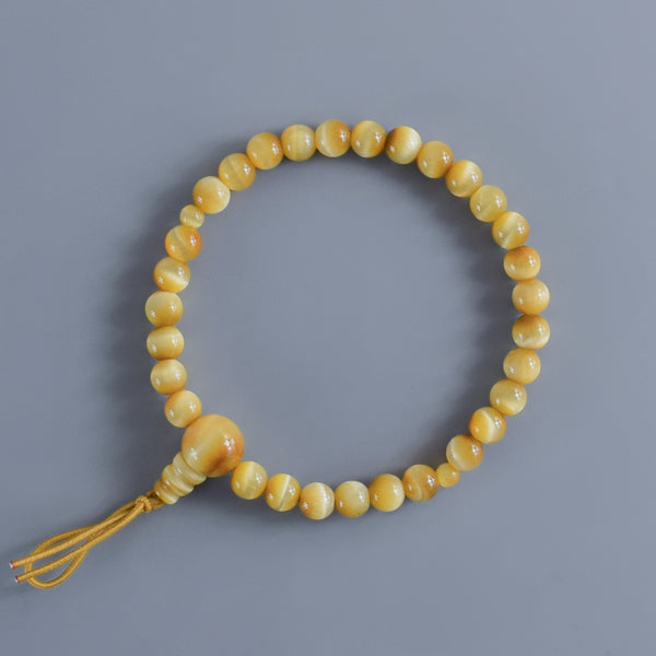 6mm 青/赤/茶/白 虎眼石 四色 腕輪 ボサ付き 京都 天然石 数珠