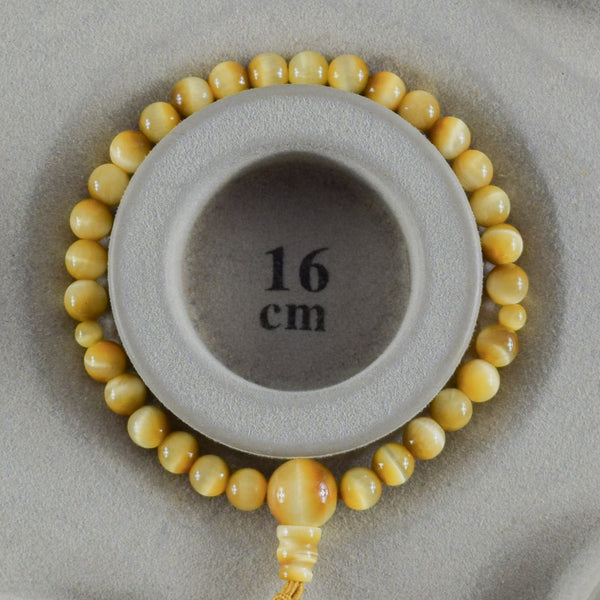 6mm 青/赤/茶/白 虎眼石 四色 腕輪 ボサ付き 京都 天然石 数珠