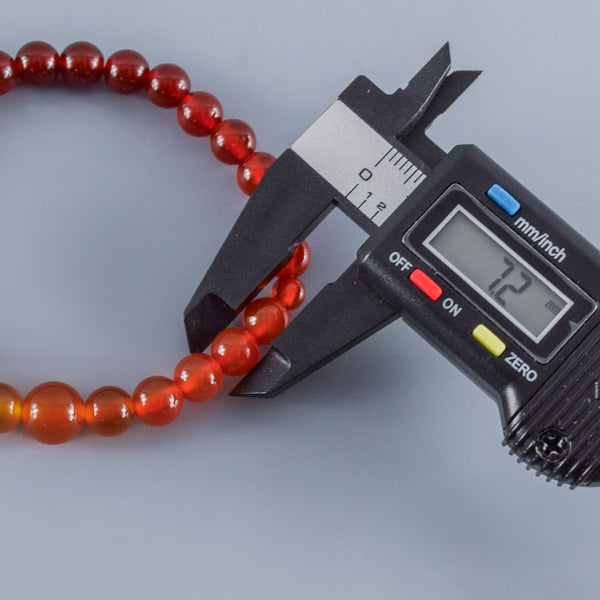 7mm Red Agate Gradation Bracelet