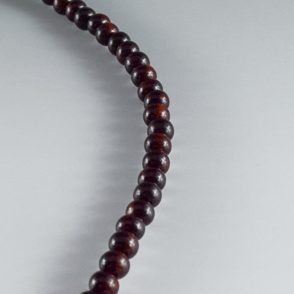  8mm 紫檀 108玉 腕輪 ブレスレット 数珠 