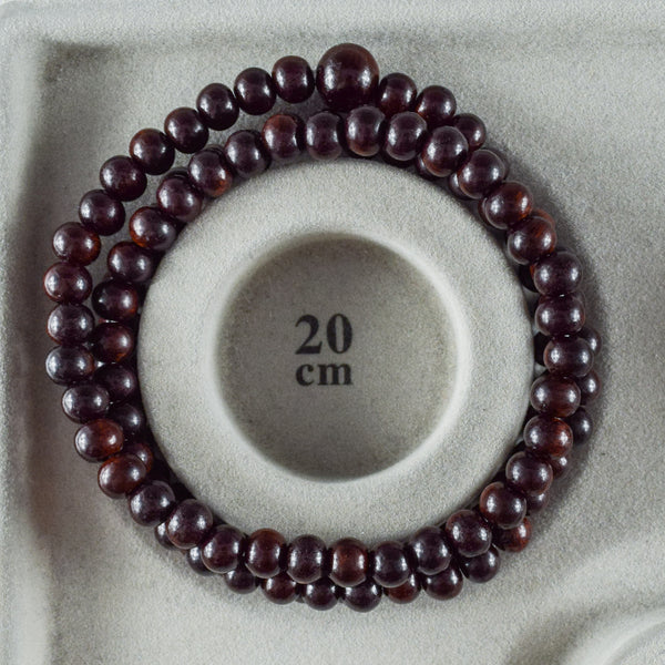  8mm 紫檀 108玉 腕輪 ブレスレット 数珠 