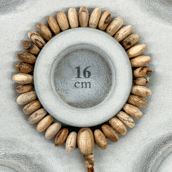 [Japan Exclusive] 11mm Agarwood Abacus Beads Bracelet (one of a kind)