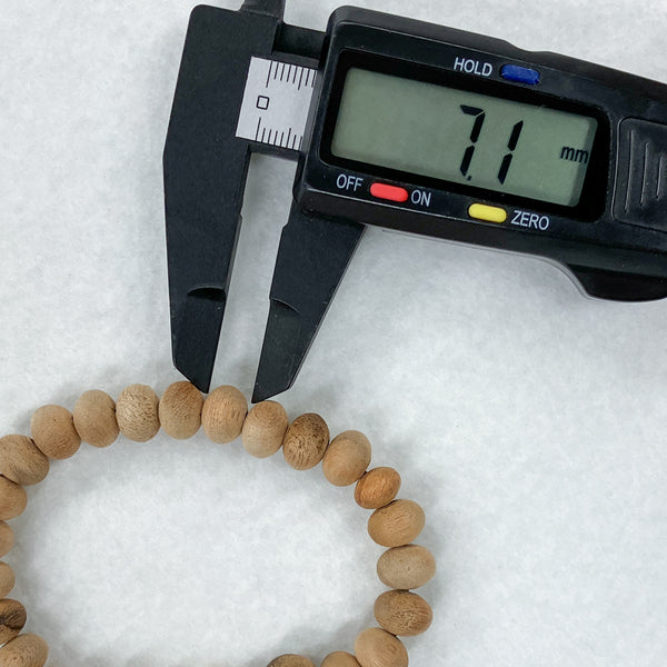 [Japan Exclusive] 10mm Agarwood Oval Beads Bracelet (one of a kind)