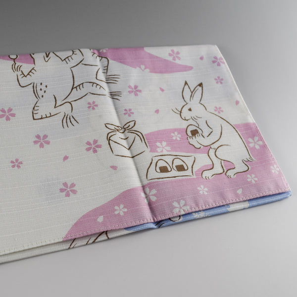 50cm / 75cm Cotton Furoshiki - Chōjū-giga Four seasons